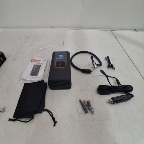 PORTABLE TIRE INFLATOR / COMPRESSOR - 180PSI -12V - BLACK/ORANGE (MODEL: L206) image 3