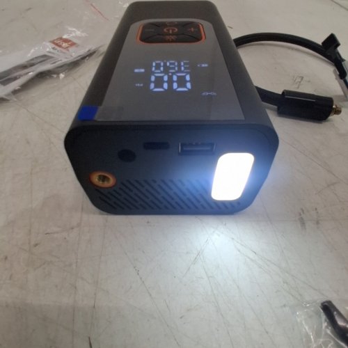 PORTABLE TIRE INFLATOR / COMPRESSOR - 180PSI -12V - BLACK/ORANGE (MODEL: L206) image 5