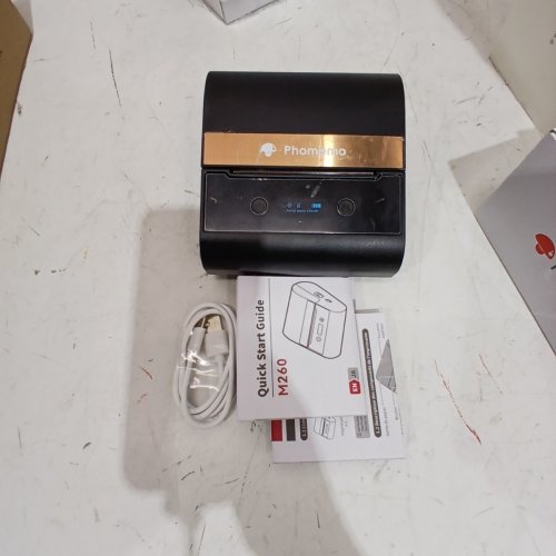 PHOMEMO LABEL PRINTER MACHINE, PORTABLE THERMAL LABEL MAKER - 3" LABELS - BLACK ROSE GOLD image 4