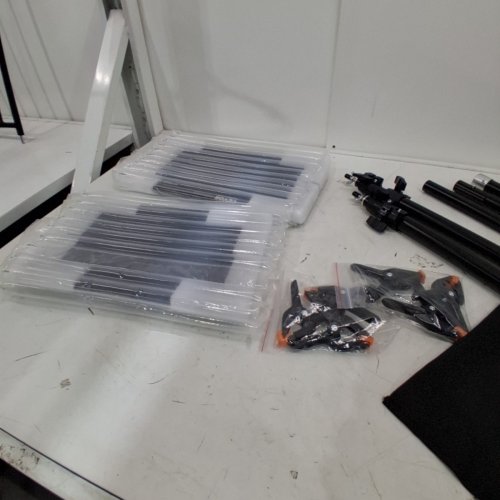 VEVOR BACKDROP STAND BACKGROUND KIT WITH CARRYING BAG - BLACK (BJJ-TB8510) image 5