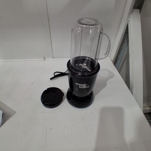 MAGIC BULLET BLENDER WITH TO GO CUP AND LID - SINGLE SERVE - BLACK (MODEL: MB-BX591-02) image 3