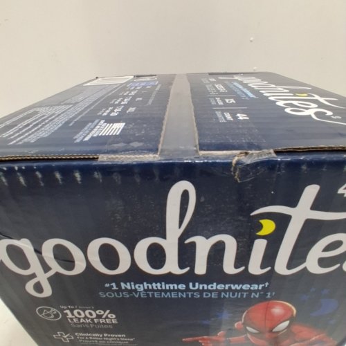 44PC GOODNITES MARVEL SPIDERMAN - XS (28-45LBS) image 3