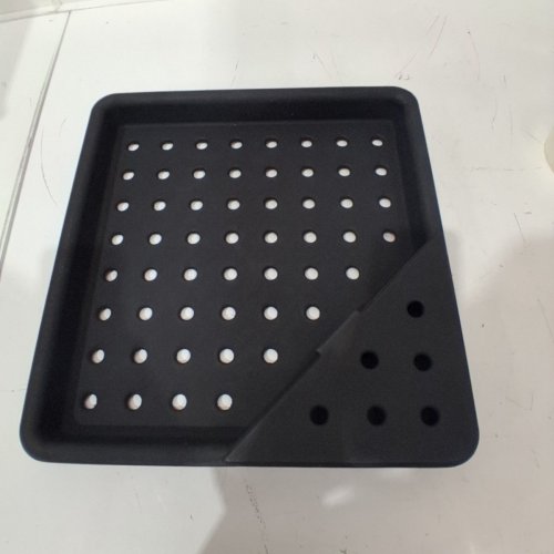 NAPOLEON CAST IRON CHARCOAL & SMOKER TRAY BBQ ACCESSORY - FITS MOST BBQS - 14.5" X 15.2" - BLACK (MODEL: 67732) image 2