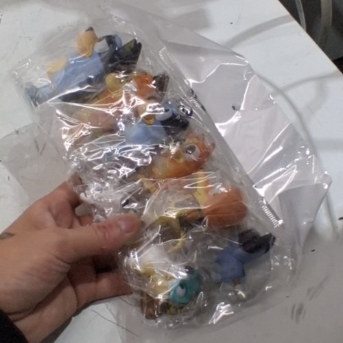 8PC ASSORTED BLUEY CARTOON FIGURINES - MULTICOLOR image 3