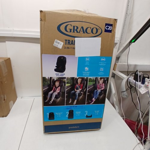 GRACO TRANZITIONS 3-IN-1 HARNESS BOOSTER SEAT - 22-100LBS - PROOF BLACK (MODEL: 2035724) image 6
