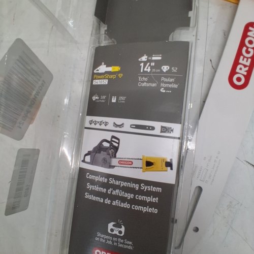 OREGON POWERSHARP CHAINSAW SHARPENING SYSTEM - 14" BAR, 3/8" LOW PROFILE, .050" GAUGE, 52 DRIVE LINKS - YELLOW (MODEL: 541652) image 2