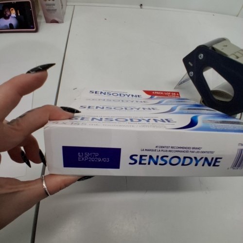 4PK SENSODYNE TRIPLE CLEANING TOOTHPASTE - WHITENING PLUS TARTAR FIGHTING - 145ML/EACH image 3