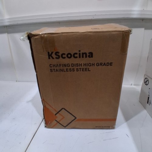 4PK KSCOCINA ROUND STAINLESS STEEL BUFFET CHAFING DISHES - 5QT EACH - SILVER image 4