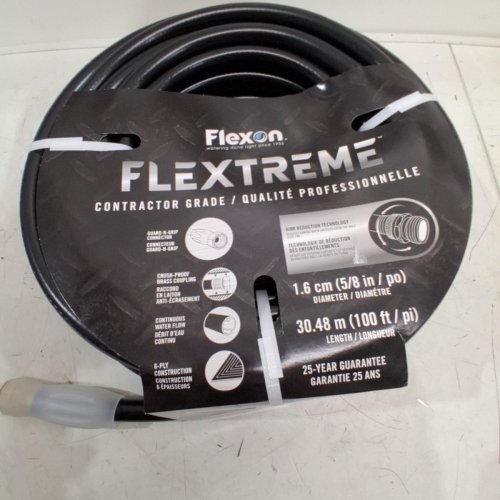 FLEXON FLEXTREME CONTRACTOR GRADE HOSE WITH GUARD & GRIP - 5/8" X 100FT - BLACK (MODEL: 1765024) image 4