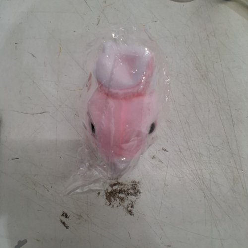 BATTERY PLUSH TOY RABBIT - 6" - PINK image 3