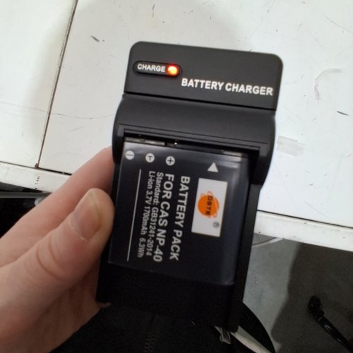 3PC DSTE NP-40 BATTERY WITH CHARGER COMPATIBLE WITH CASIO DIGITAL CAMERAS image 2