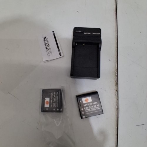 3PC DSTE NP-40 BATTERY WITH CHARGER COMPATIBLE WITH CASIO DIGITAL CAMERAS image 3