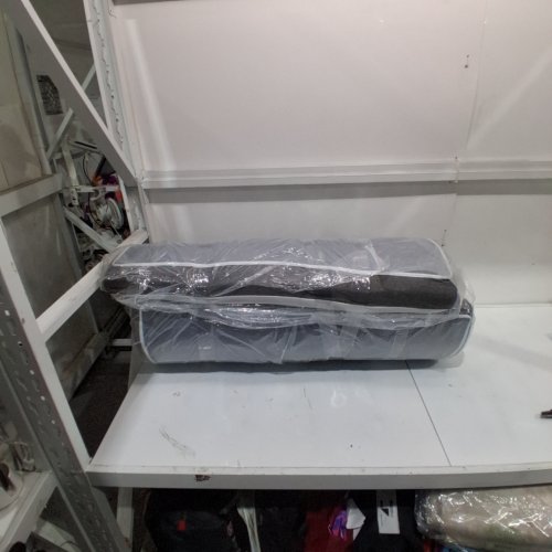 TRI-FOLD MATTRESS - TWIN - GREY/WHITE image 4