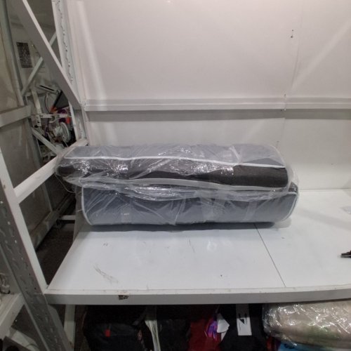 TRI-FOLD MATTRESS - TWIN - GREY/WHITE image 5