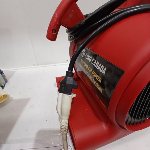 KING CANADA 3 SPEED HIGH VELOCITY AIR MOVER - 550CFM - 120V - RED - (MODEL:8500AM) image 2