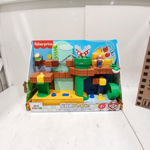 FISHER-PRICE LITTLE PEOPLE TODDLER TOY MY MARIO ADVENTURE PLAYSET - MULTICOLORED (MODEL:JNP54) image 2
