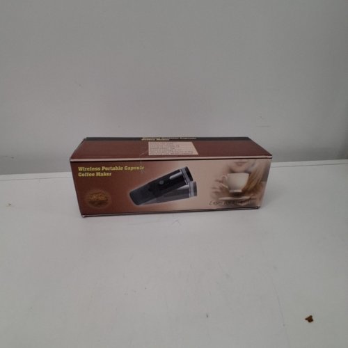 PORTABLE WIRELESS CAPSULE COFFEE MAKER - BLACK (MODEL: CM-1988) image 5
