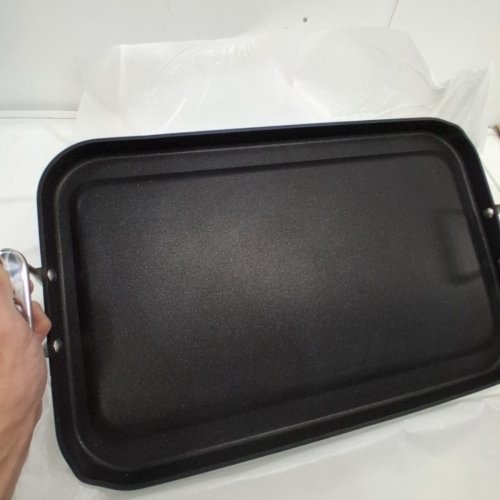 ALL-CLAD HA1 HARD ANODIZED NONSTICK GRIDDLE - 13" X 20" - (MODEL: E6521464) image 3