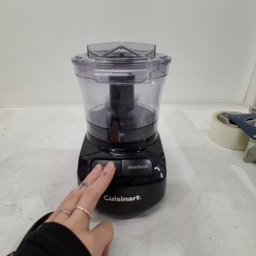 CUISINART 3-CUP MINI CHOPPER/GRINDER - PREP PROCESSOR - GRIND AND CHOP - PUREE AND EMULSIFY - BLACK (MODEL: CCH-3BKC) image 2