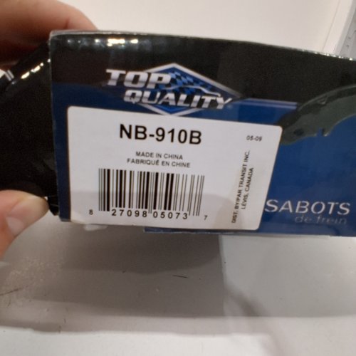3PC CMX AUTOMOTIVE FRONT DISC BRAKE ROTORS AND TOP QUALITY BRAKE SHOES - FITMENT FOR SELECT MODELS (MODEL: 8-980452/NB-910B) image 3