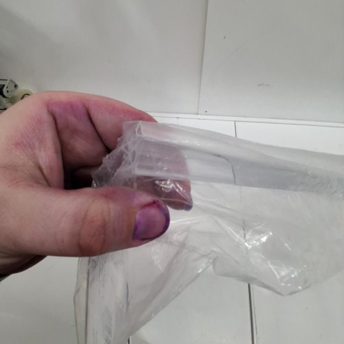 PRIME-LINE FRAMELESS BOTTOM SHOWER DOOR SEAL STOPPER - 3/8" X 36" - CLEAR VINYL (MODEL: M6258) image 3
