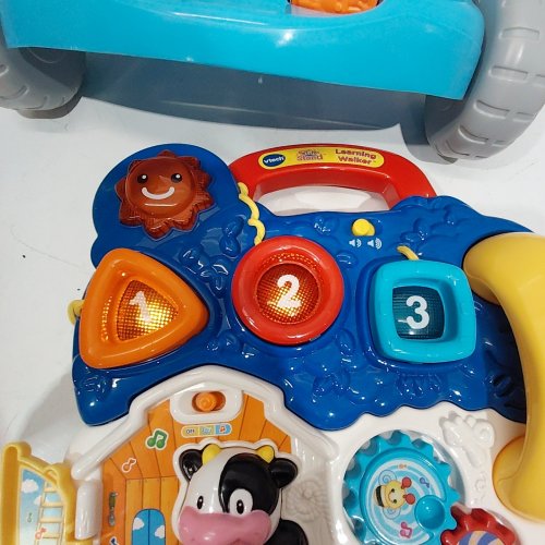 VTECH SIT-TO-STAND LEARNING WALKER - BLUE image 2