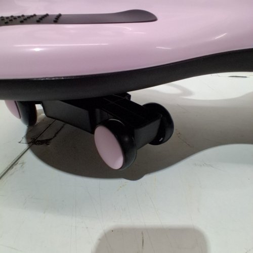 JOYANO SWING CAR WITH LED LIGHT-UP WHEELS - 110LB CAPACITY (3+YEARS) - PINK/BLACK (MODEL#: LB1802) image 3