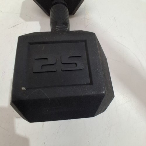 CAP BARBELL COATED DUMBBELL - 25LBS - BLACK image 3