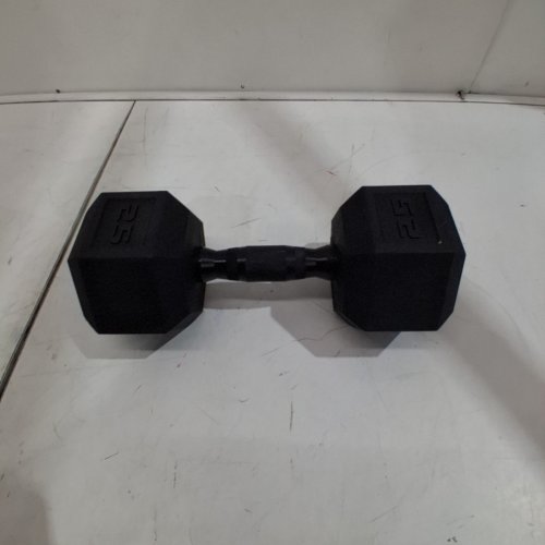 CAP BARBELL COATED DUMBBELL - 25LBS - BLACK image 4