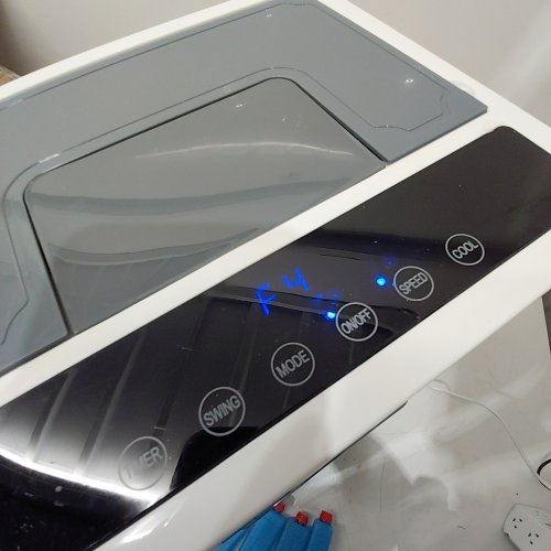 3-in-1 portable 60° oscillating air conditioner/cooler with remote - 6 speeds - 12l - white (MODEL: KYS-30-105Y) image 2