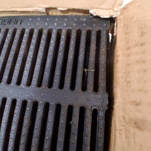 3PK NATOTELA FIBERGLASS CATCH BASIN SEWER GRATE - 19.7" X 11.8" X 2" - BLACK image 4