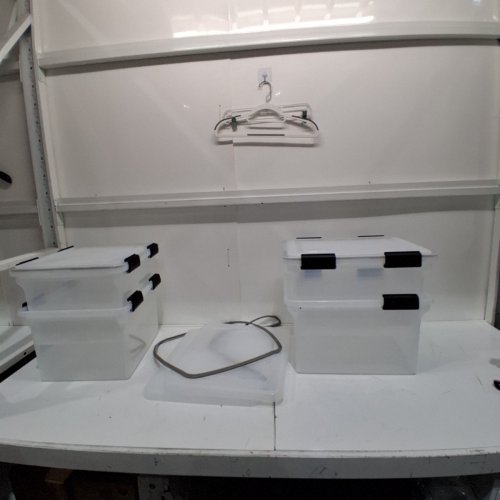 4PK IRIS USA WEATHERTIGHT STORAGE BOX - 32 QUART - CLEAR - (MODEL: UCB-FB) image 2
