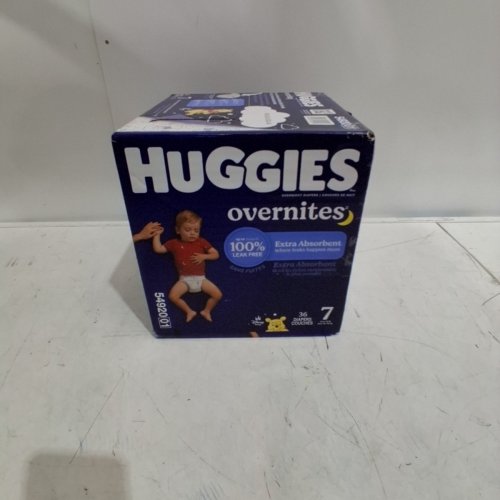 36PK HUGGIES OVERNITES NIGHT TIME DISPOSABLE DIAPERS, SIZE 7 - WINNIE THE POOH image 2