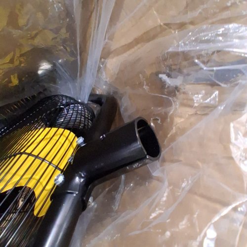 HICFM TILTING PEDESTAL FAN - 30" - BLACK / YELLOW (MODEL: FAN-P30T) image 5