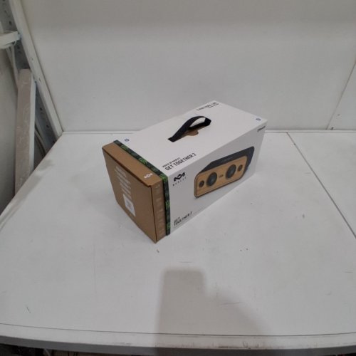 HOUSE OF MARLEY GET TOGETHER 2 PORTABLE BLUETOOTH SPEAKER - 20HR Playtime - NATURAL/SIGNATURE BLACK (MODEL: EM-JA030-SB) image 4