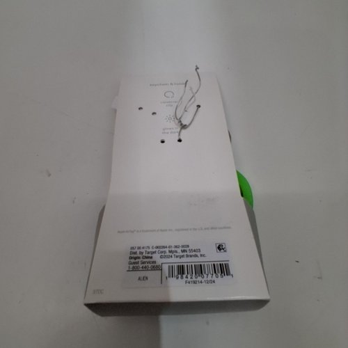 HEYDAY KEYCHAIN AND HOLDER FOR APPLE AIRTAG - GLOW IN THE DARK GREEN ALIEN image 3