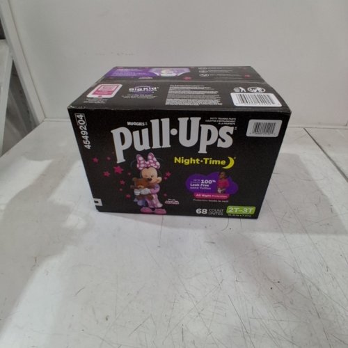 68PK GIRLS HUGGIES NIGHT TIME PULL-UPS - SIZE 2T-3T - DISNEY JUNIOR MINNIE MOUSE image 2