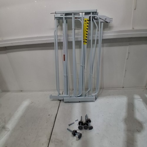 REGALO EASY STEP EXTRA WIDE METAL SAFETY GATE - 30" X 29"- 49" - WHITE - (MODEL: 1164EWDS) image 2