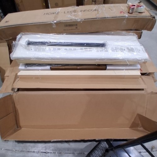 ALLEWIE UPHOLSTERED HYDRAULIC LIFT-UP STORAGE BED, FULL - LIGHT GREY (MODEL: KBMV0004) image 2