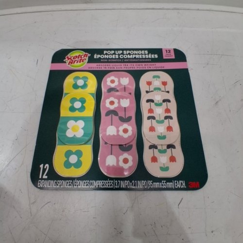11PK SCOTCH-BRITE NON-SCRATCH POP-UP SPONGES - MULTICOLOUR (MODEL: 1995233) image 2