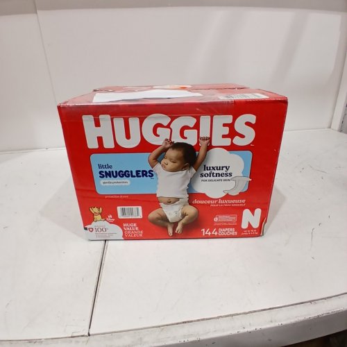 144PK HUGGIES LITTLE SNUGGLERS BABY DIAPERS - SIZE NEWBORN (UP TO 10 LBS) - WINNIE THE POOH image 2