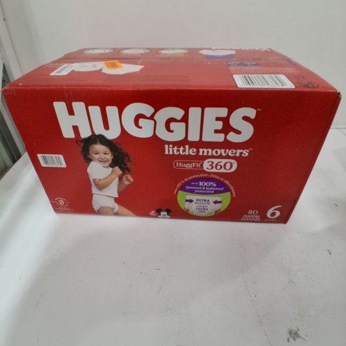 80PK HUGGIES LITTLE MOVERS HUGGFIT 360 - SIZE 6- MICKEY MOUSE (MODEL: 00036000566130) image 3