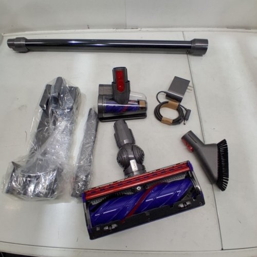 DYSON V8 RECHARGABLE HANDHELD STICK VACCUM - GREY/PURPLE (MODEL: SV25) image 8