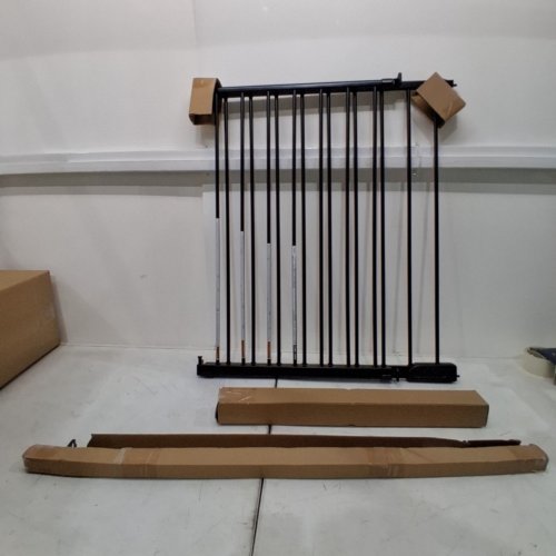 INGENUITY THE STAIRWAY+ 46W SERIES PET/BABY GATE - 32.5" X 31"-46" - BLACK (MODEL: 17171) image 2