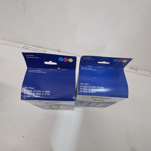 2 (3PC) EPSON 522 COMBO PACK INK REFILL BOTTLES FOR SELECT ECOTANK PRINTERS - 65ML EACH - CYAN, MAGENTA, YELLOW (MODEL: T522520-S/CP) image 4