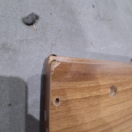 WOOD LIVING ROOM BEHIND COUCH TABLE - 63" - OAK (MODEL:HZTGXKJ image 5