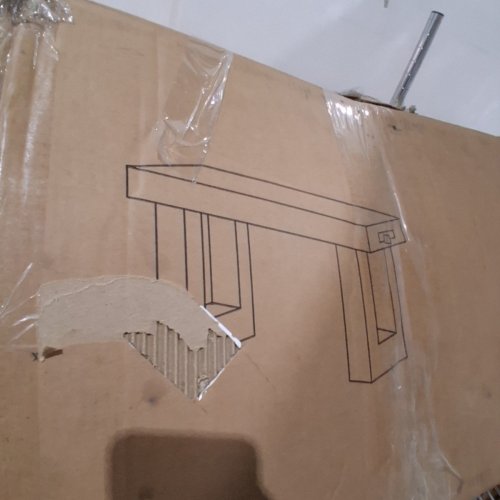 WOOD LIVING ROOM BEHIND COUCH TABLE - 63" - OAK (MODEL:HZTGXKJ image 7