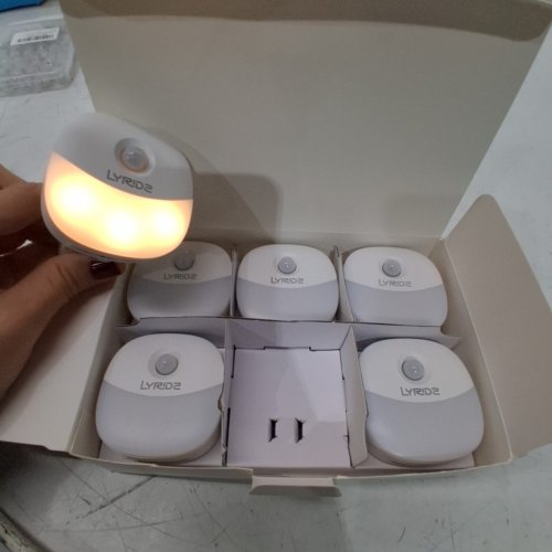 6PK LYRIDZ WALL PLUG SMART NIGHT LIGHT - WHITE image 2
