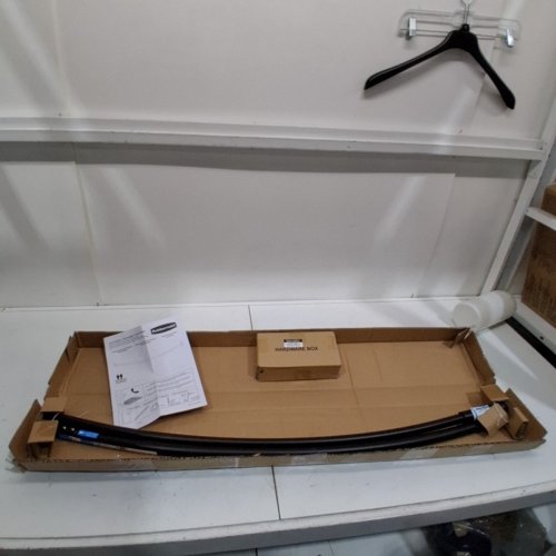 RUBBERMAID CURVED DUAL MOUNT SHOWER ROD - 50"-70" - BLACK image 3