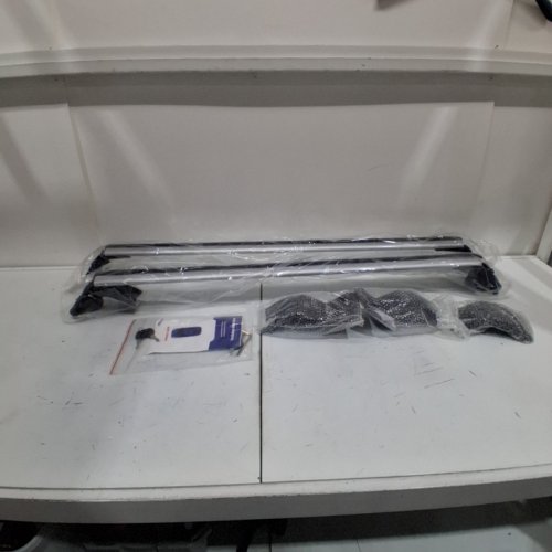 2pc MOTORFANSCLUB ROOF RACK CROSS BARS - FITS MITSUBISHI OUTLANDER 2022-2023 - SLIVER image 2